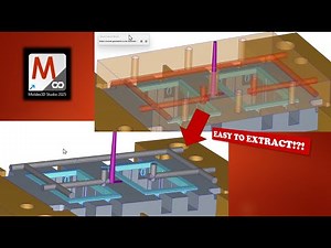 Mold Extraction Tutorial for Simulation | Moldex3D Studio 2025 | Advanced Tips & Tricks