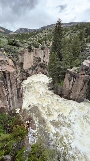 Shell Falls on Granite Creek in the Big Horn Mountains #wyoming #outdoors #gettingit #explorer #adventure #hiking #nature #landscape #waterfall