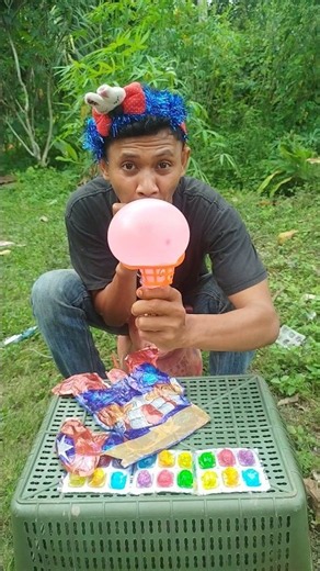 Blowing balloon #trending #funny #comedy #subscribe #shorts