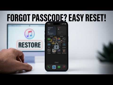 How To Reset iPhone If You Forgot Passcode (EASY GUIDE)