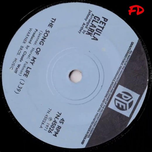 Petula Clark – The Song Of My Life (Pye 1971)