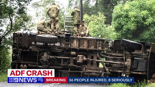 86K views · 672 reactions | #BREAKING: New details have emerged after a serious crash involving two Australian Defence Force vehicles at Tregeagle, near Lismore. #9News | 9 News | Facebook