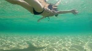 Hispanic Drowning Woman Floats Plays Sea Stock Footage Video (100% Royalty-free) 3445390385 | Shutterstock