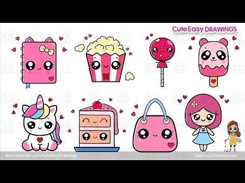 Cute Easy Drawings - 1 Hour Sunday Special Drawing Video Collection for Kids ❤️ ❤️