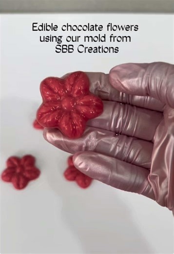 Chocolate Mold (Flower design). You can use it with chocolate and also fondant. A very versatile mold with clean and neat finishing. This comes with various different designs so click the link in our bio to browse through SBB creations now!!! #mold #chocolate #fondant #fondantmold #chocolatemold #flower