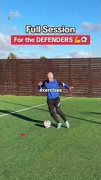 Full Training Session for Defenders 💪⚽️ #youtubeshorts #soccer #football