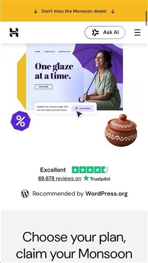 Best Web Hosting: Done in 1 Minutes #webhosting #hostinger #shorts