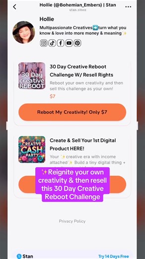 We all need more creativity in our life✨ #creativebusiness #creatives #digitalproductstosell #howtoselldigitalproducts #creativeentrepreneur | Bohemian Embers