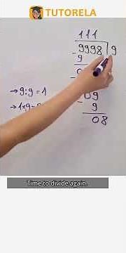 Solve 9998 ÷ 9 Using Long Division: Step-by-Step Guide #Math #ArithmeticOperations #LongDivision