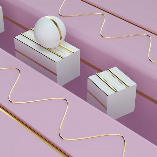 Rolling Ball For Ever - 3D Loop Animation