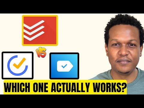 Any do vs TickTick vs Todoist | Which To Do App Should You Use?