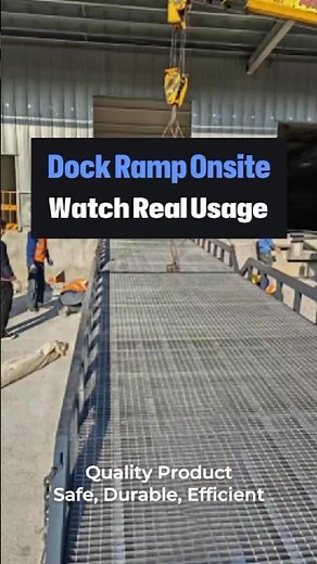 Dock Ramp for Warehouse & Logistics Applications