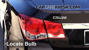 Brake Light Replacement: 2014 Chevrolet Cruze LS 1.8L 4 Cyl. Sedan (4 Door)