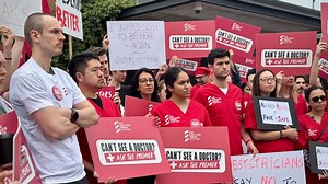 NSW public hospital doctors walk-off the job for three days