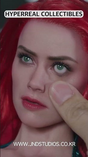 Adding Amber Heard's Eyes to JND Studios Aquaman Mera 🔱 JND Hyperreal Statue