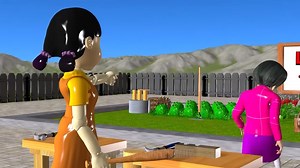 9.3K views · 124 reactions | Scary Teacher 3D vs Squid Game Buzz Wire Loop 5 Times Challenge Flying Eggs Miss T vs Granny Loser_2 | Scanry teacher | Facebook