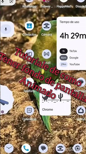 como tener fondo de pantalla animado #tutorial #pericogamer