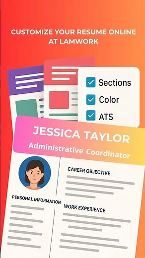 How to Create an Administrative Coordinator Resume | Lamwork Tips