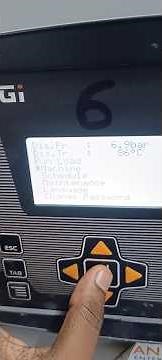 ELGI Compressor Loading and Unloading Pressure setting #compressor #instrumentation #automation