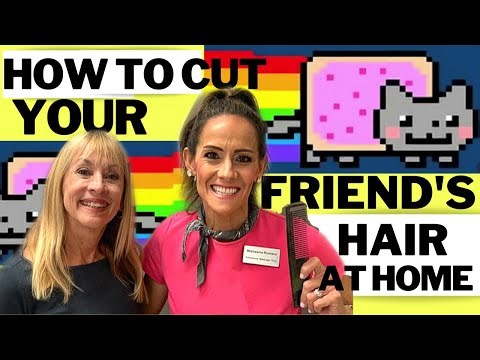 How to Cut a Friend's Hair - Step by Step + BONUS Bang Trim!