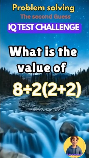 Can You Solve This? what Is The Value Of 8÷2(2+2) 👉 Comment Your Answer 👇 #mathproblems #mathideas