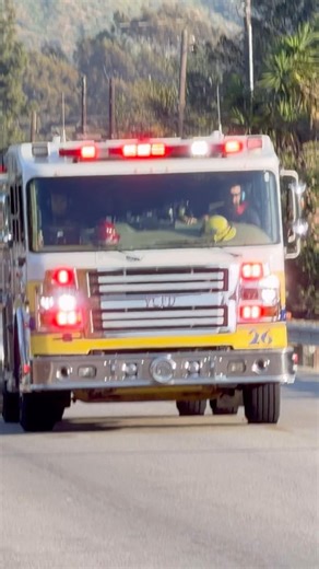 *AIRHORN* Engine 26 responding Code 3 to a medical emergency animal bite #medical #animalbite #ems