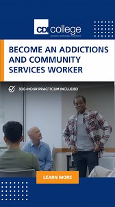 🎓 Study the Addictions & Community Services Worker program. Gain industry-recognized certifications in First Aid and CPR, Non-Violent Crisis Intervention & more. | CDI College