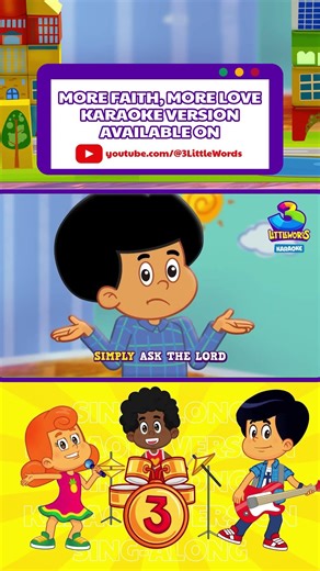 It’s your turn to take the mic! 🎤✨Our Karaoke Version of "More Faith, More Love" is now on YouTube!