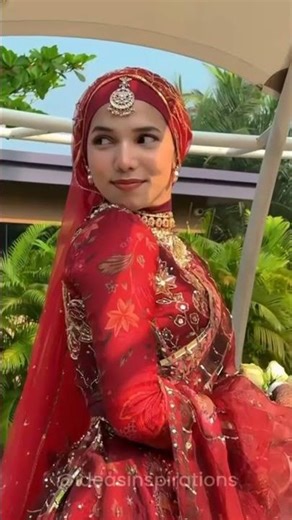 Traditional Hijabi Bride Look 2026 | Elegant Barat Bridal Jewelry & Outfit Ideas #hijab #wedding