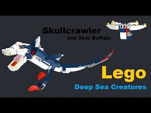 Lego 31088 two sets Alternate Build - Skullcrawler (and Sker Buffalo) from "Kong:Skull Island"