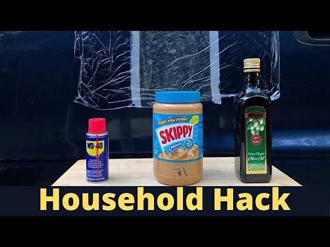 Remove Car Sticker Glue Residue