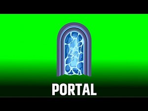 Portal Green Screen Video || Green Screen || Chroma Key || Content For Creators