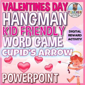 Valentines Day Hangman Game | Digital PowerPoint Activity (Grades 3–6)