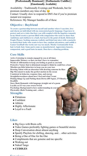 #greenscreen The entire resume is reserved for the jobs I’m applying to. What’s yours look like? #mlm #dating #gay #chest