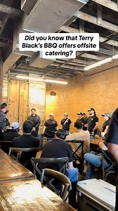 Brainstorming what to eat at your next catered event? We can help you out with that! Have all the top-tier sides and meats brought to your next event by our team of catering pros. Big or small, we can handle it! Inquire through our website today. #texasbbq #bbq #terryblacksbbq #barbecue #catering #events | Terry Black's Barbecue