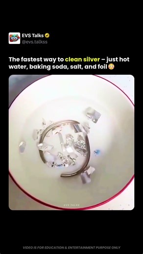 The Fastest Way to Clean Silver 😳✨