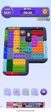 Color Block Jam Level 1021(1022) solution #games #colorblockjam #gaming #colorblockjamgame
