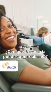 ✨ ¿Acertaste? Puedes donar #plasma hasta dos veces por semana con al menos un día entre cada donación para regenerar tu plasma. ¡Eso hace que sea más fácil programar tus citas y donar un plasma que puede ayudar a salvar vidas!🥰🙏Obtén más información en https://bit.ly/4gMnumV #BioLife #DonaPlasma #DonaVida #Donantes | BioLife Plasma Services