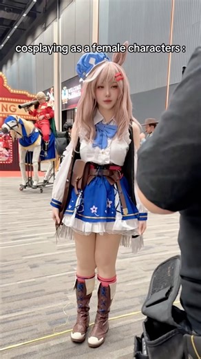 2.4M views · 72K reactions | นั่งไม่ดีตรงไหน #umamusume #matikanetannhauser #cosplay | Lapis Lazuli | Facebook