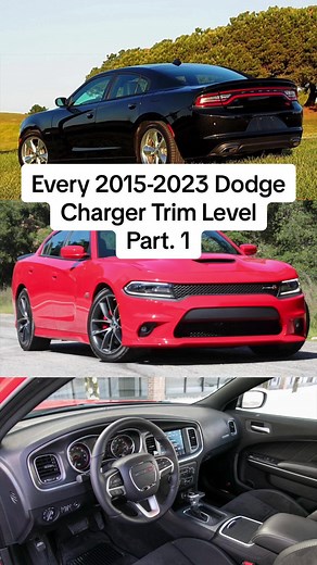 2015-2023 Dodge Charger Trim Levels Explained (Part 1)