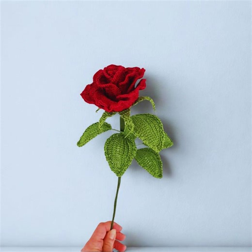 Crochet Rose Flower PDF Pattern – Easy Step-by-step Photo Guide - Etsy Canada