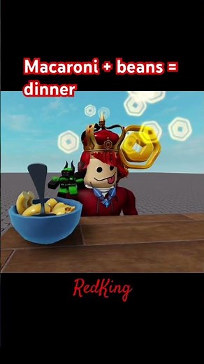 Macaroni with the BEANS!!! #funny #roblox #meme #shorts #animation