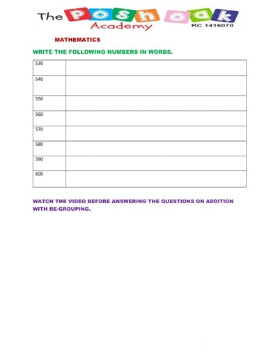 Mathematics 23 online exercise for