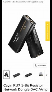 Kazi presents the Cayin RU7 1-bit DAC dongle on Headphonesty. This flagship model from Cayin offers a USB type-c port, multiple outputs, and an interactive display for settings adjustments. #unboxing #FirstImpressions #dac #amp | Headphonesty