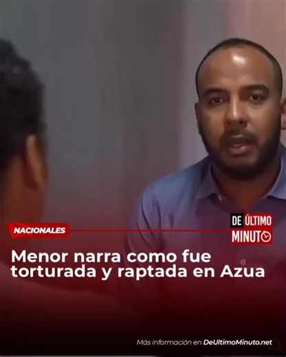 De Último Minuto on Instagram: "Una menor de edad narró a De Último Minuto cómo fue raptada y torturada por una pareja de esposos en la comunidad de Ansonia, en Azua. La pareja está compuesta por Luisa, alias Winifer, y Faider José De León Matos, a este último se le impuso visita periódica y una garantía económica por el hecho. Amplía esta y otras informaciones en nuestra página web: www.deúltimominuto.net #DeÚltimoMinuto #ElPeriódicodelaVerdad"