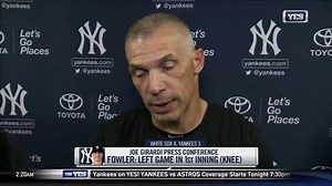"I was in tears." -An emotional Joe Girardi reacts to Dustin Fowler's season-ending injury in his MLB debut. | YES Network