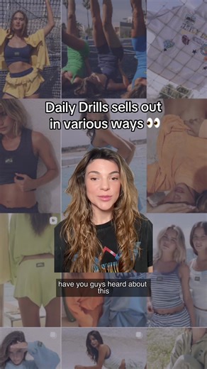 Daily Drills sells out in multiple ways now apparently 👀 The brand was acquired in 2025 by Delta Galil, the multi-billion dollar apparel giant behind brands like Nike, Skims, Calvin Klein, and Adidas. While it’s all over Israeli news, this news hasn’t seemed to be shared as vocally with Daily Drills to their fans. And yes, part of the founders’ payout depends on the brand continuing to perform through 2029…. #fashiontok #influencerbrands #tea #clothesinspo #dailydrills