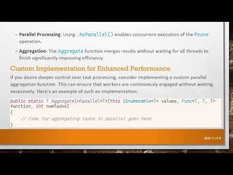 Streamlining Your C# Task Aggregation Process in Parallel with Effective Techniques