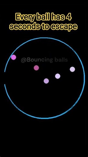 will ball Escape? #viral #satisfying #bouncingball #ball #oddlysatisfying #python