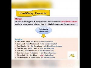 Das Kompositum/ Substantiv+ Substantiv